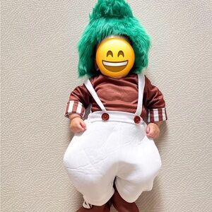 Oompa Loompa Costume - Willy Wonka - infant size 6-9 months